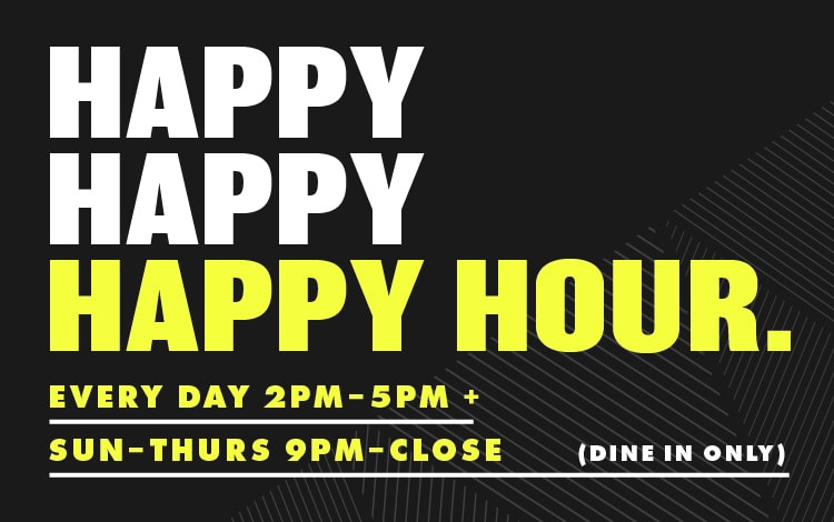 Happy Hour Menu Cactus Club Cafe Richmond Centre Restaurant